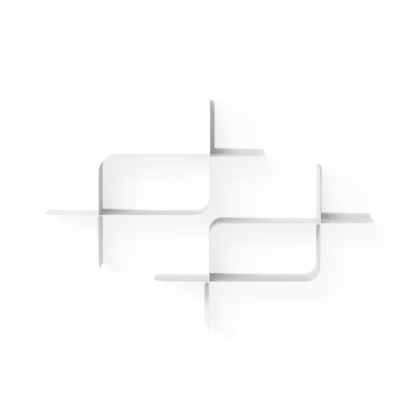 UMBRA zestaw 2 półek ściennych MONTAGE biały - obrazek 7