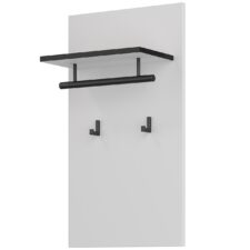 Wieszak CROSI 03 biały / czarny