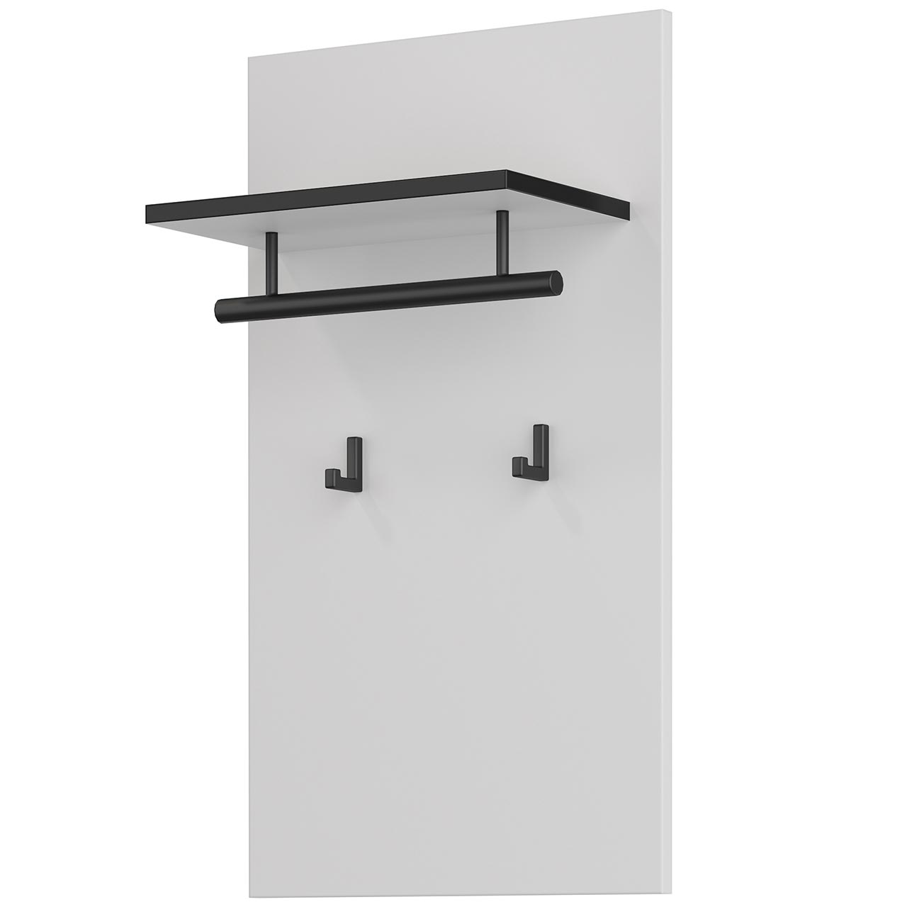 Wieszak CROSI 03 biały / czarny