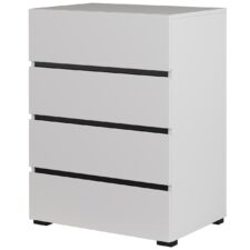 Komoda CROSI 27 biały / czarny