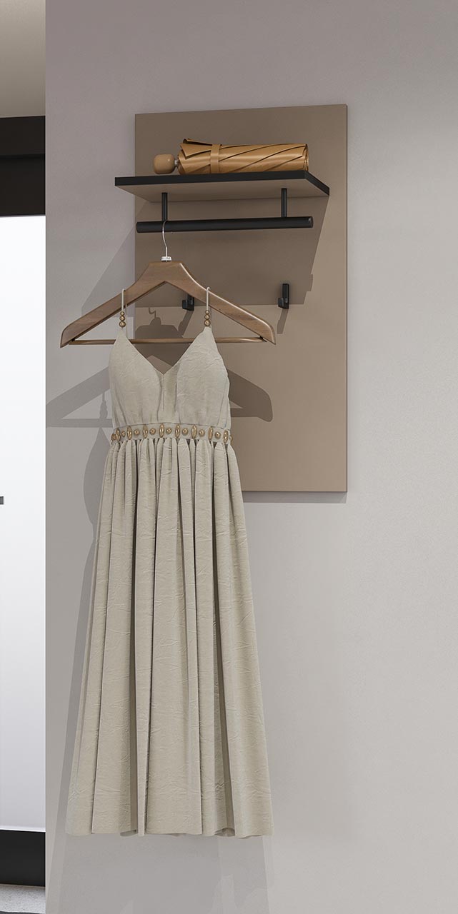 Wieszak CROSI 03 congo / czarny - obrazek 4