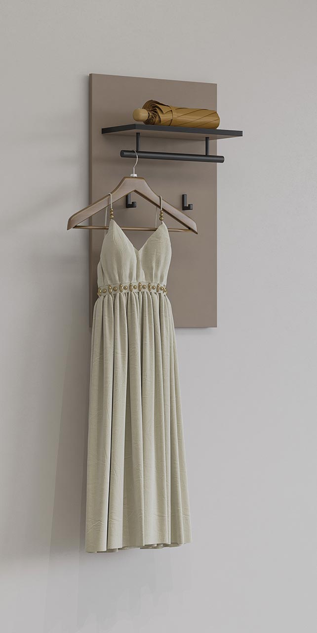 Wieszak CROSI 03 congo / czarny - obrazek 5