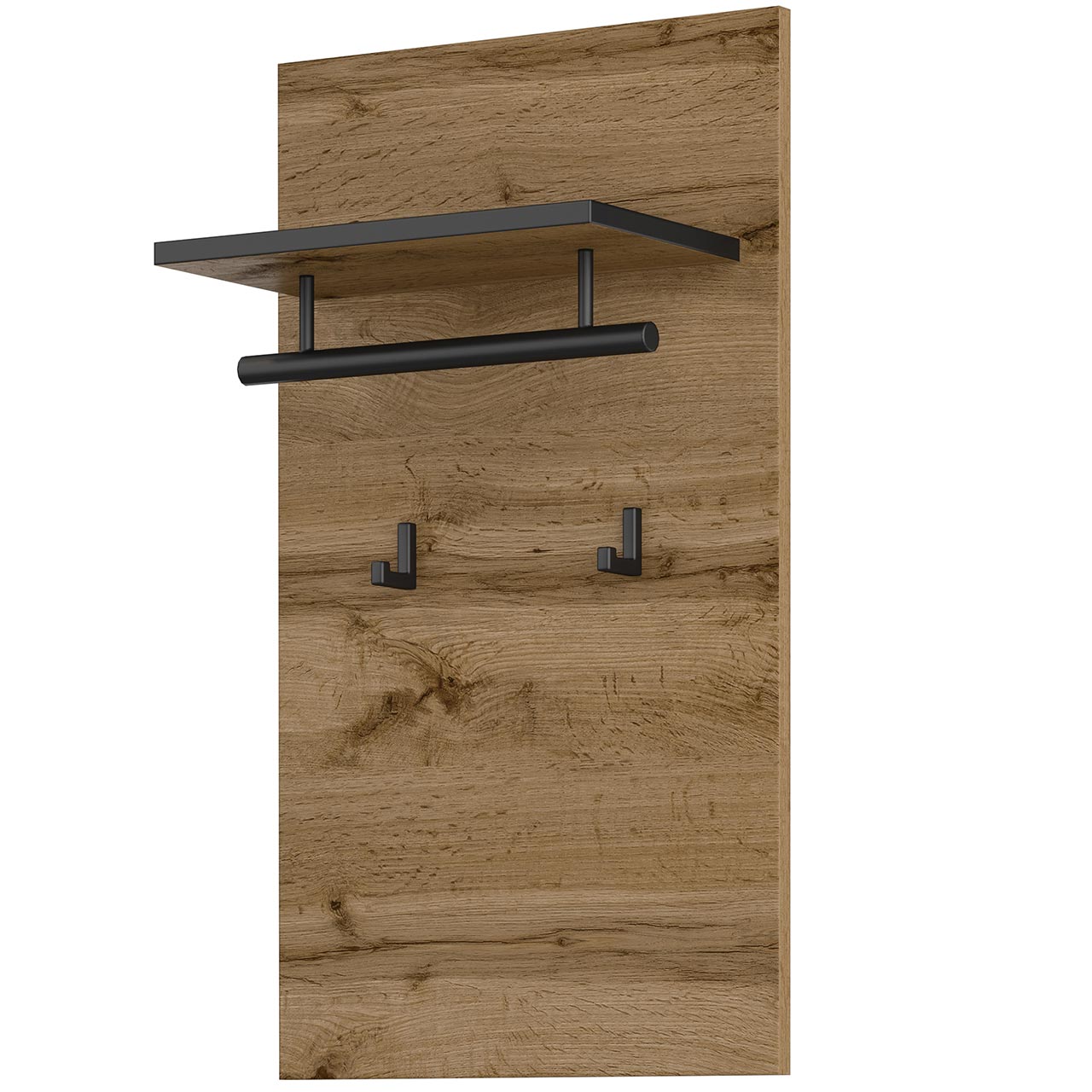 Wieszak CROSI 03 dąb wotan / czarny