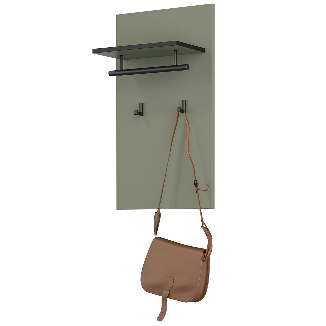 Wieszak CROSI 03 zielony / czarny - obrazek 3