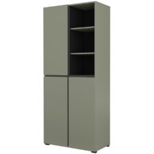 Szafa uchylna CROSI 88 zielony / czarny
