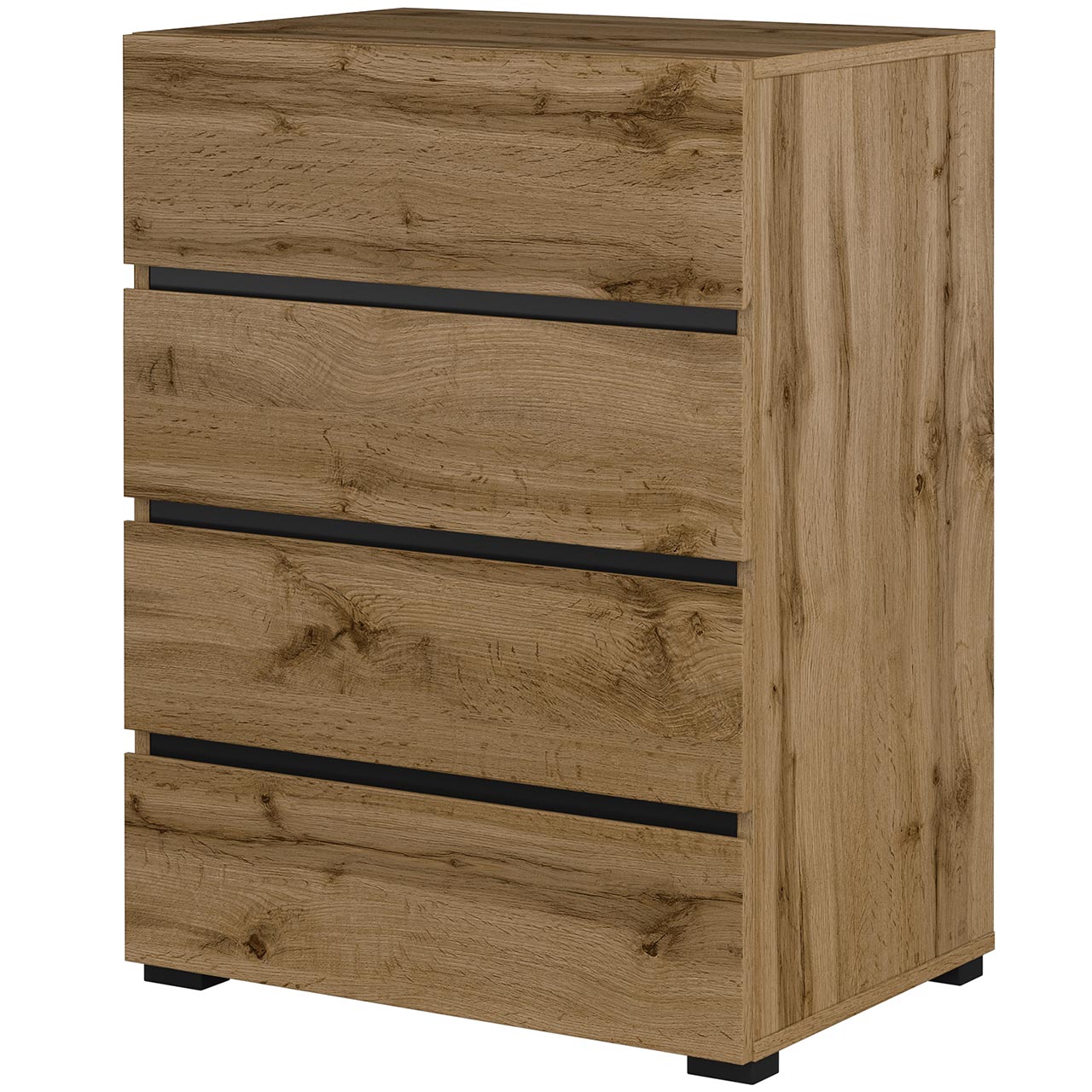 Garderoba CROSI 1 dąb wotan / czarny - obrazek 5