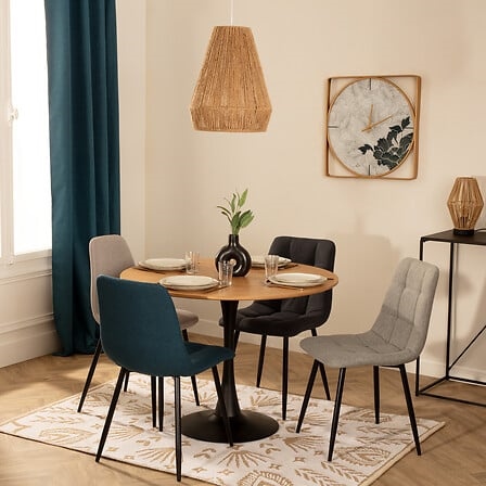 Krzesło Trecia białe/ naturalne - obrazek 5