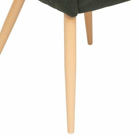 Krzesło Marlo zielone ciemne/ naturalne nogi - obrazek 5