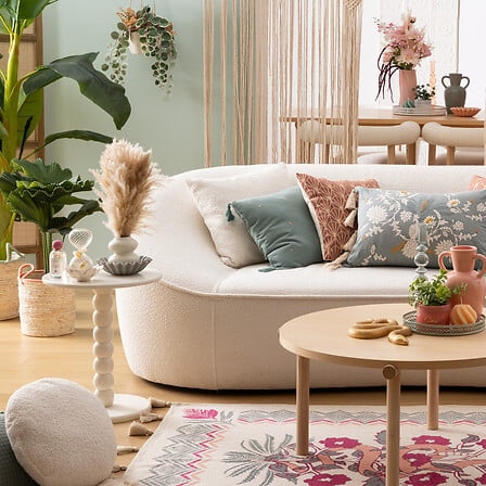 Stolik Alix kremowy 38cm - obrazek 4