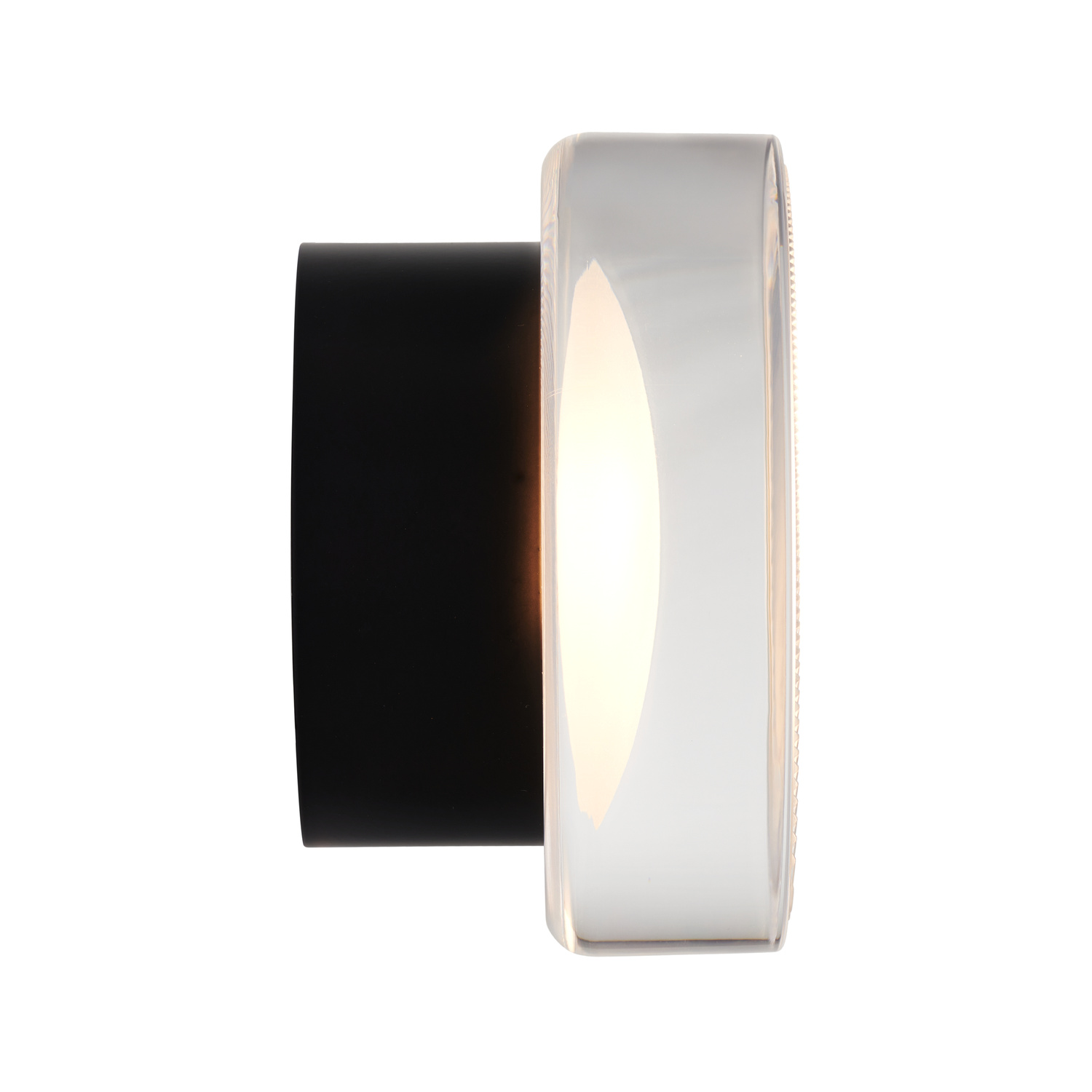 Lampa ścienna CARMELLO LED transparentna czarna 13,5 cm - obrazek 4