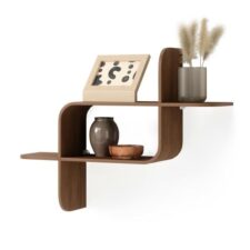 UMBRA półka ścienna MONTAGE ciemnobrązowa