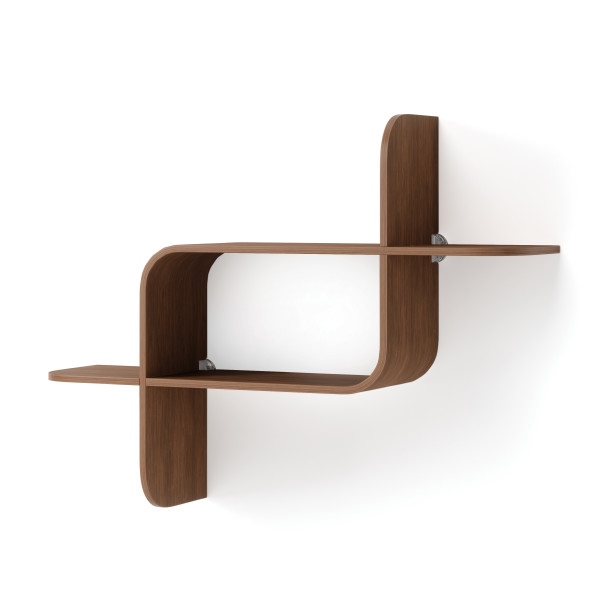 UMBRA półka ścienna MONTAGE ciemnobrązowa - obrazek 3
