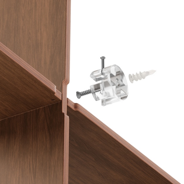 UMBRA półka ścienna MONTAGE ciemnobrązowa - obrazek 8