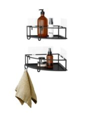 UMBRA zestaw 2 półek narożnych CUBIKO czarny