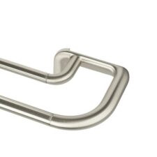 UMBRA karnisz TWILIGHT DOUBLE 76 - 213 cm srebrne