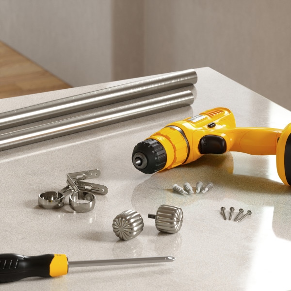 UMBRA karnisz CLEO 91 - 168 cm srebrny - obrazek 6