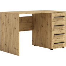 Biurko MAXIS 01 dąb artisan biurko komputerowe do nauki i pracy