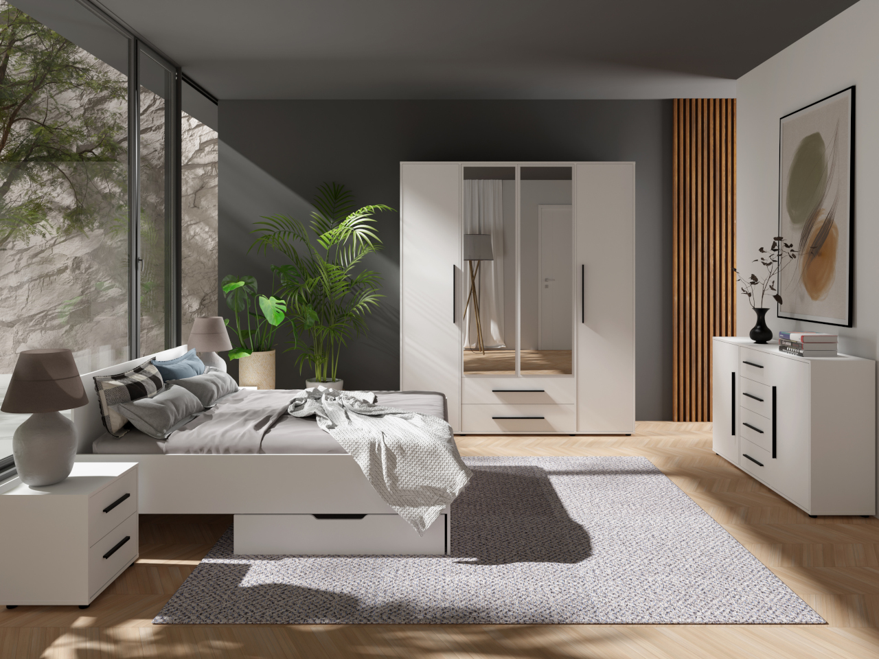 Regał MAXIS 08 biały - obrazek 6