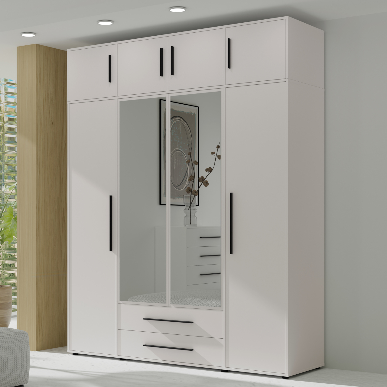 Nadstawka do szafy 200 MAXIS 06 biały - obrazek 6