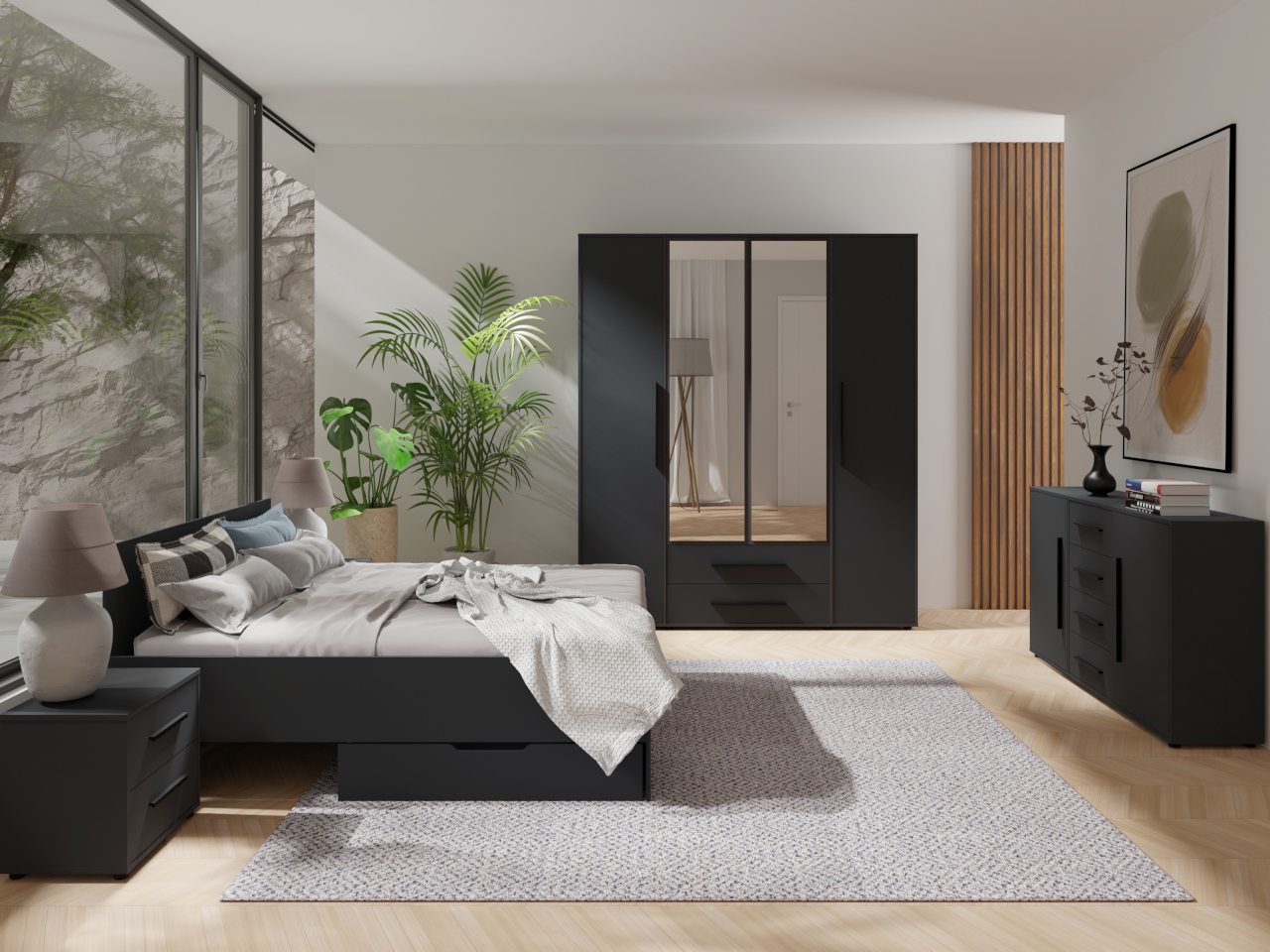 Nadstawka do szafy 200 MAXIS 06 czarny - obrazek 7