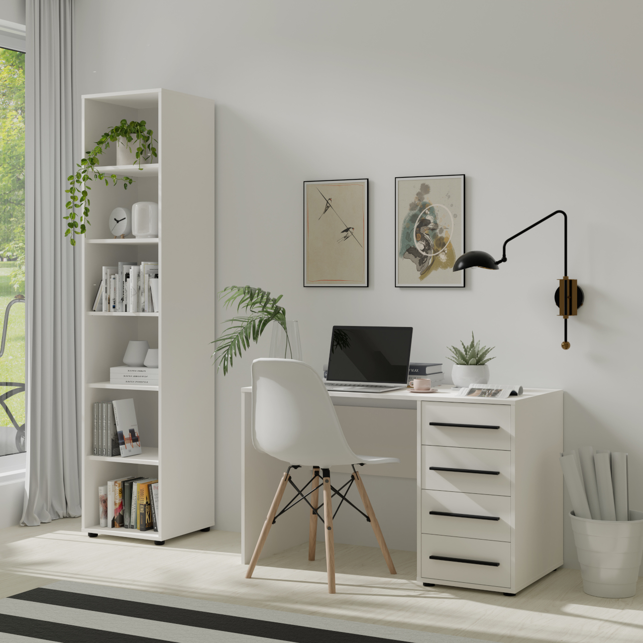 Regał MAXIS 08 biały - obrazek 5