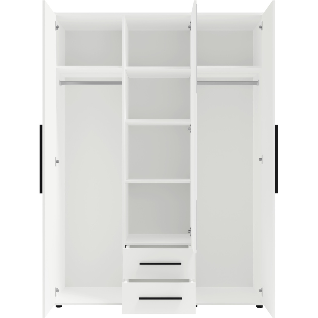 Szafa z lustrem MAXIS 12 biały - obrazek 4