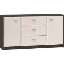 Komoda AVANTI 04 dąb windmill ciemny / kaszmir połysk