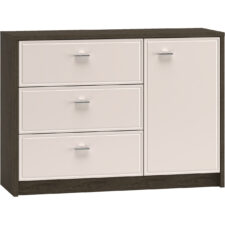 Komoda AVANTI 05 dąb windmill ciemny / kaszmir połysk