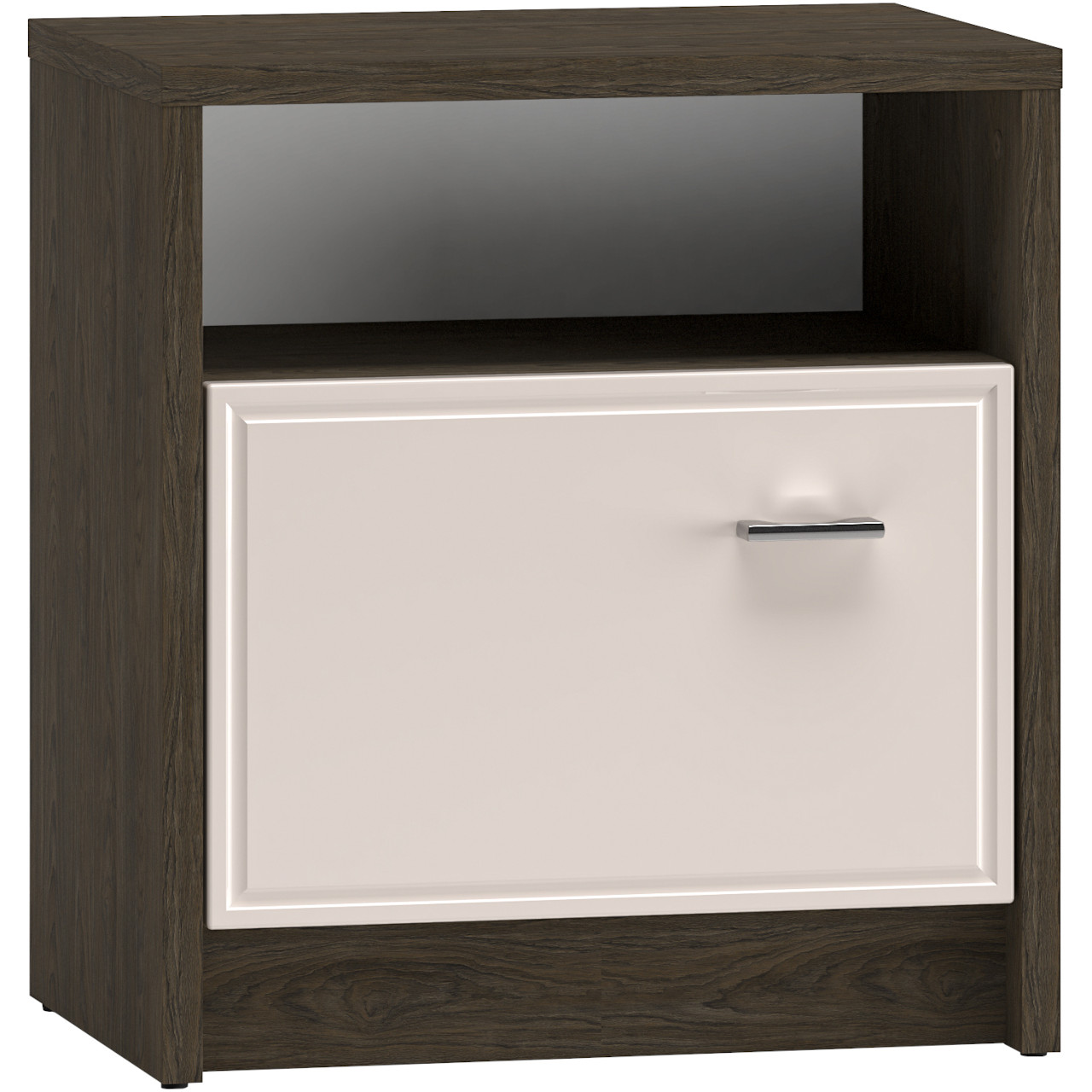 Szafka nocna AVANTI 08 dąb windmill ciemny / kaszmir połysk