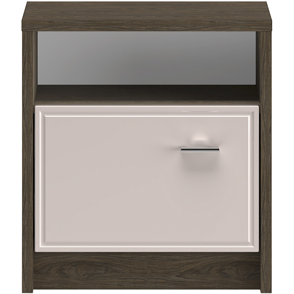 Szafka nocna AVANTI 08 dąb windmill ciemny / kaszmir połysk - obrazek 3