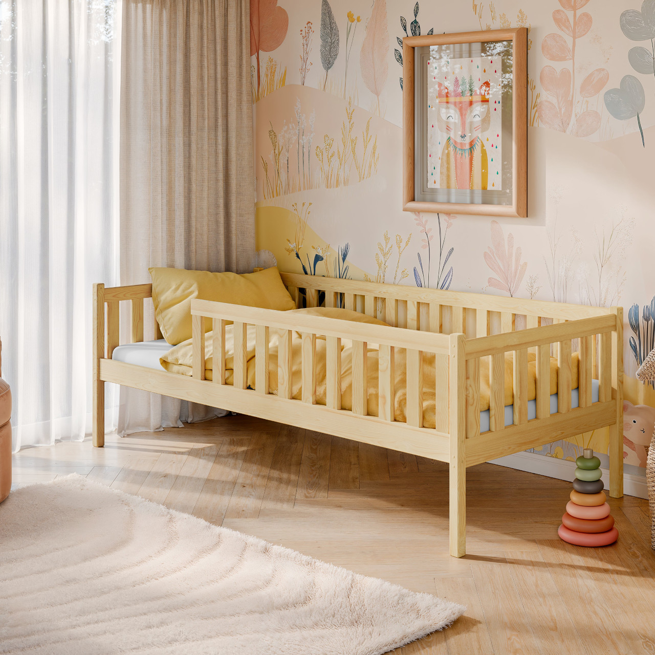 Drewniane łóżko IDA 80x180 - obrazek 6