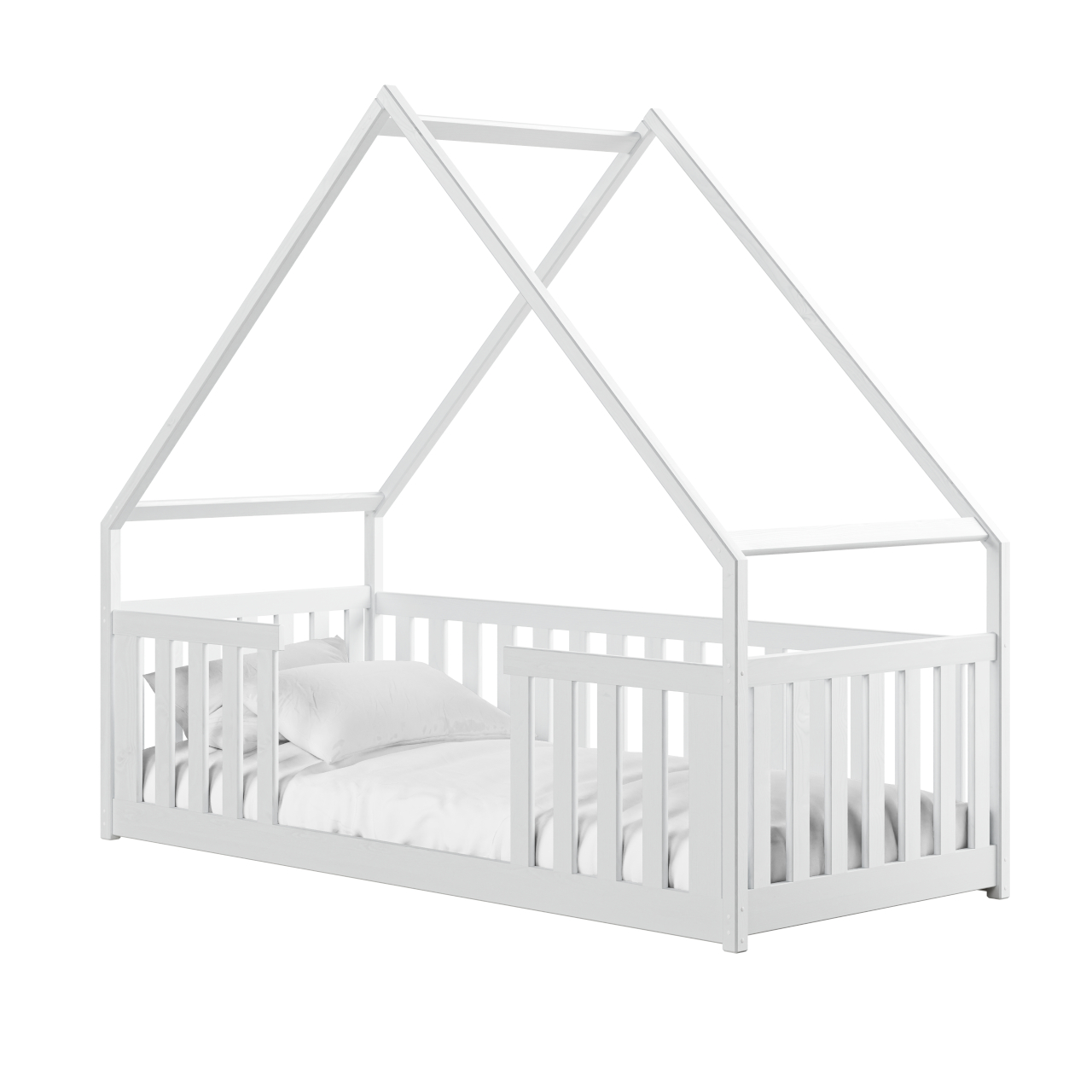 Drewniane łóżko BILL 80x180