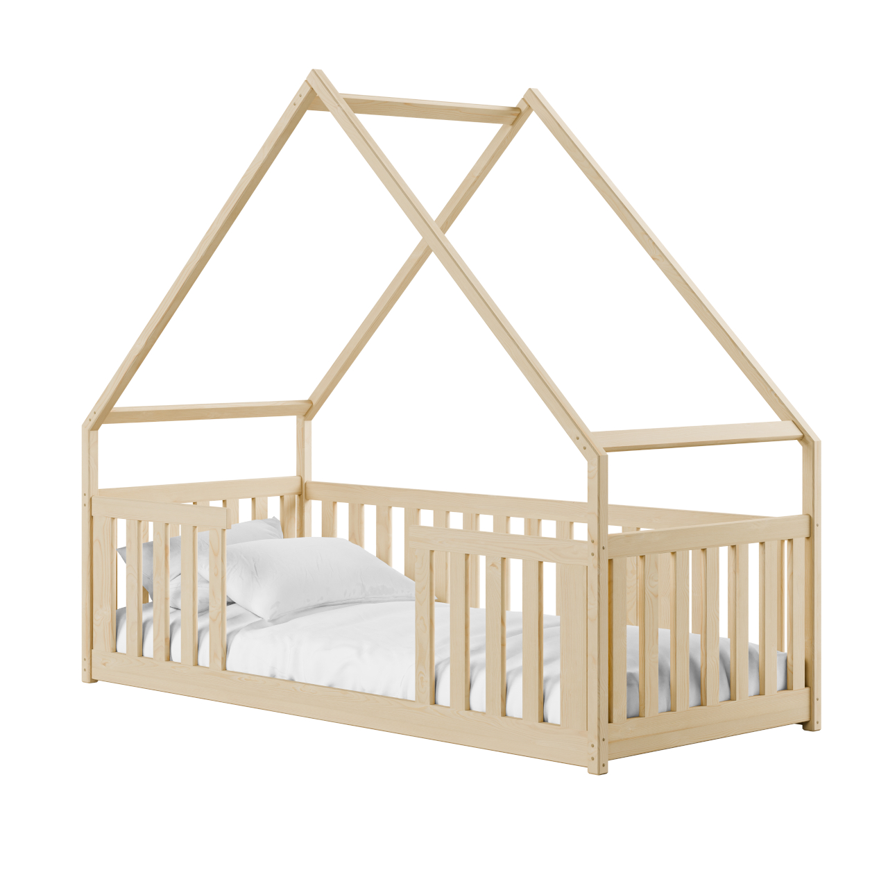 Drewniane łóżko BILL 80x180 - obrazek 5