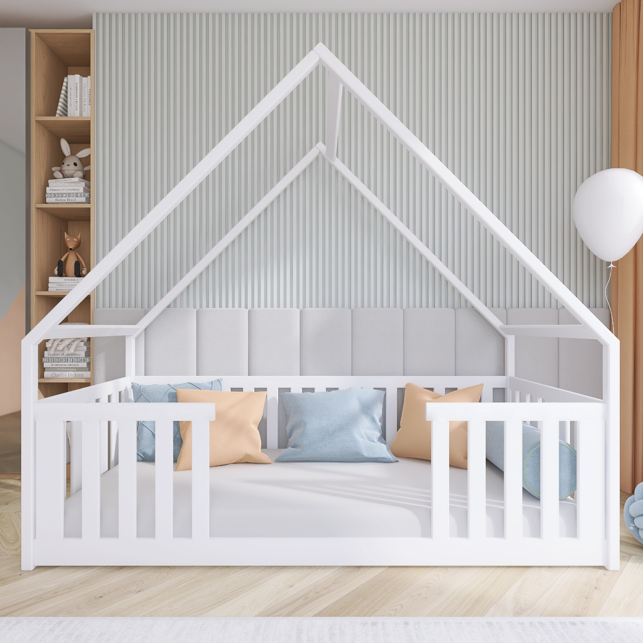 Drewniane łóżko BILL 80x180 - obrazek 6