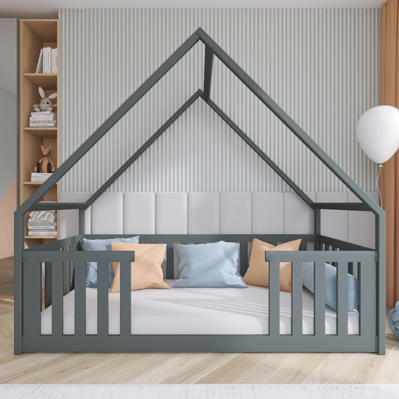 Drewniane łóżko BILL 80x180 - obrazek 7