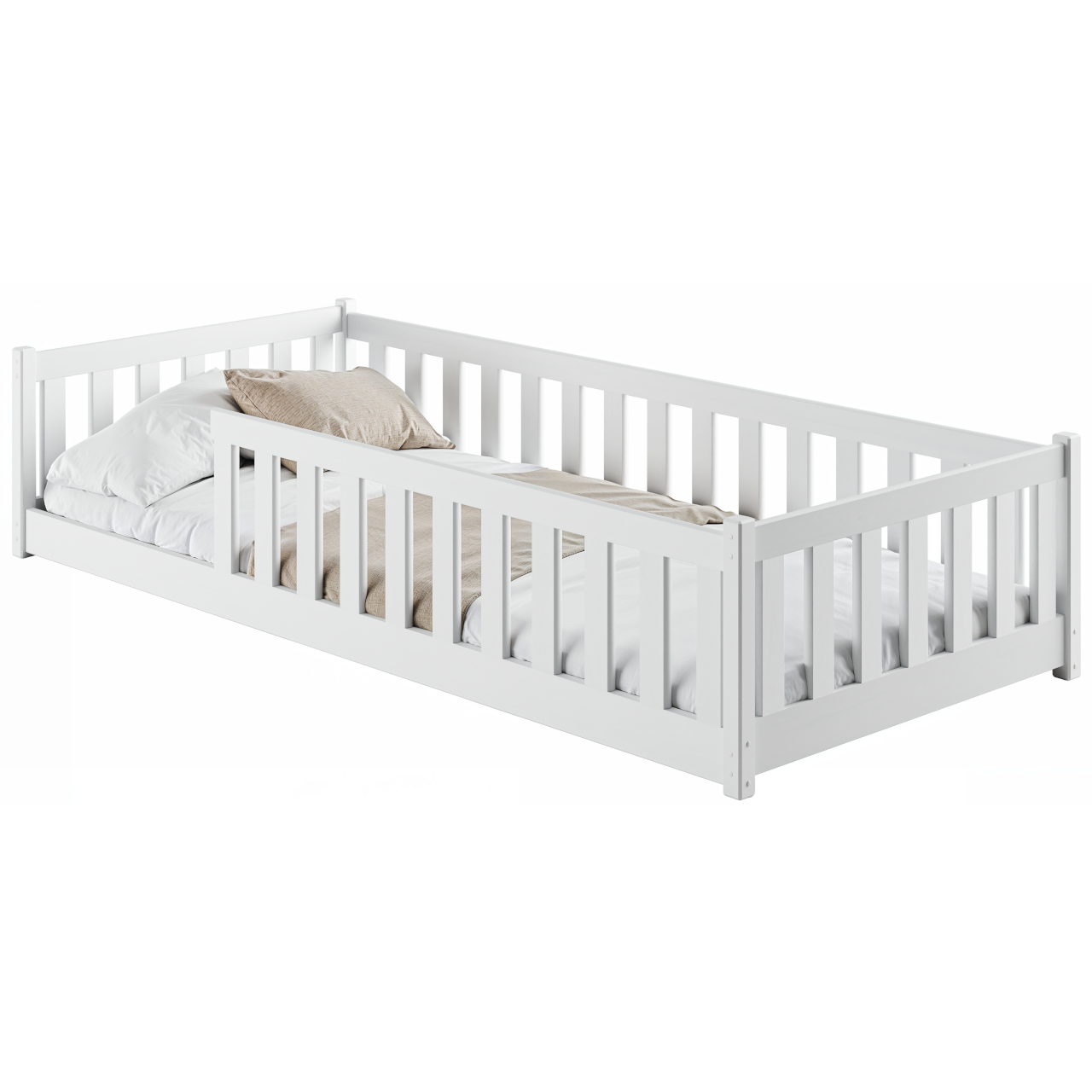 Drewniane łóżko BALLE 80x160 - obrazek 3