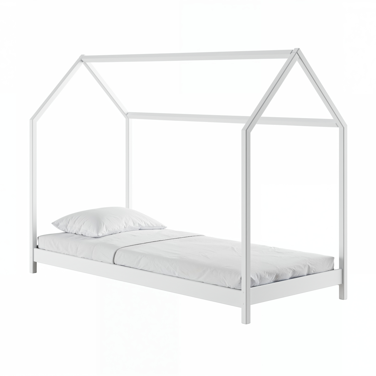 Drewniane łóżko LUKE 80x160