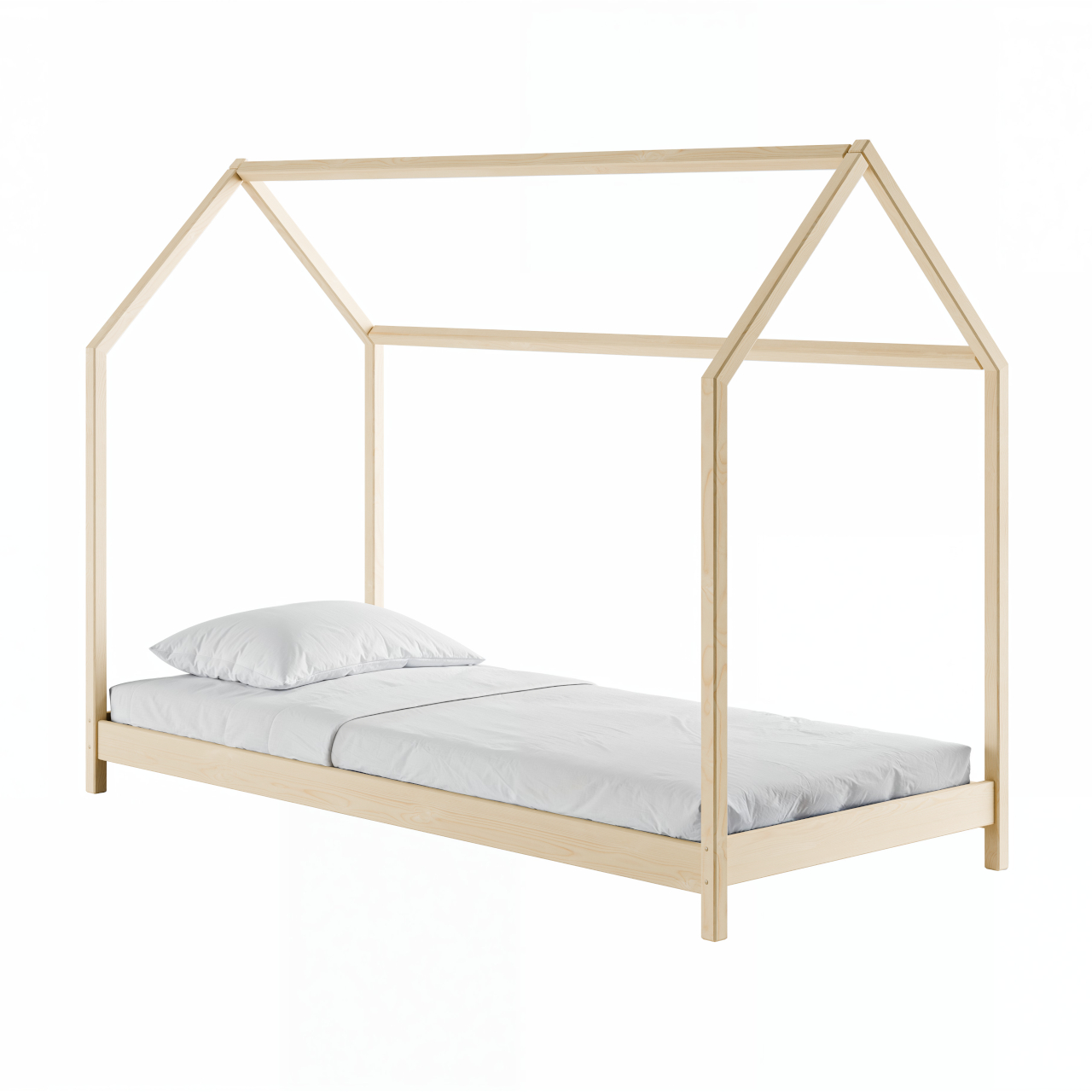 Drewniane łóżko LUKE 80x160 - obrazek 4