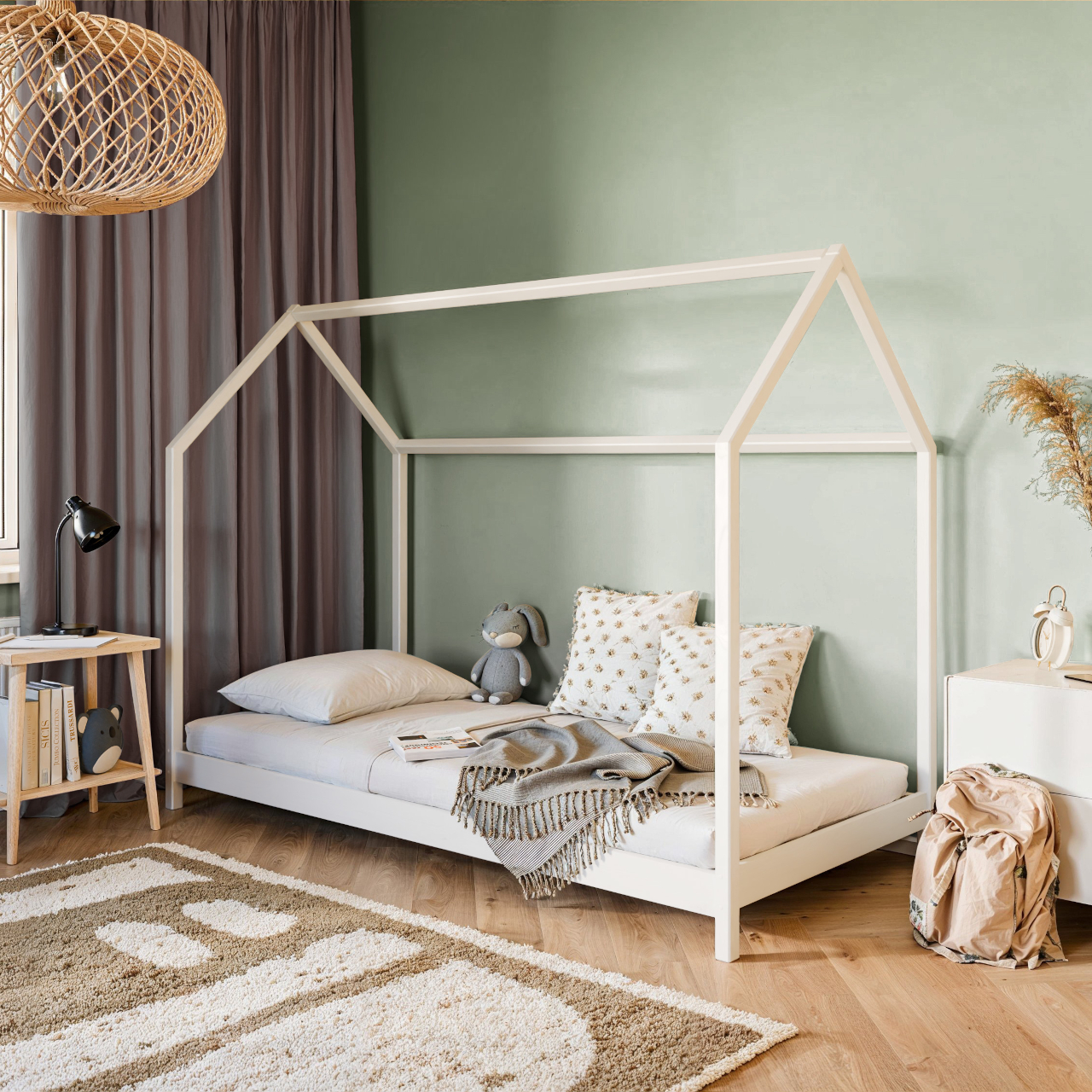 Drewniane łóżko LUKE 80x160 - obrazek 7