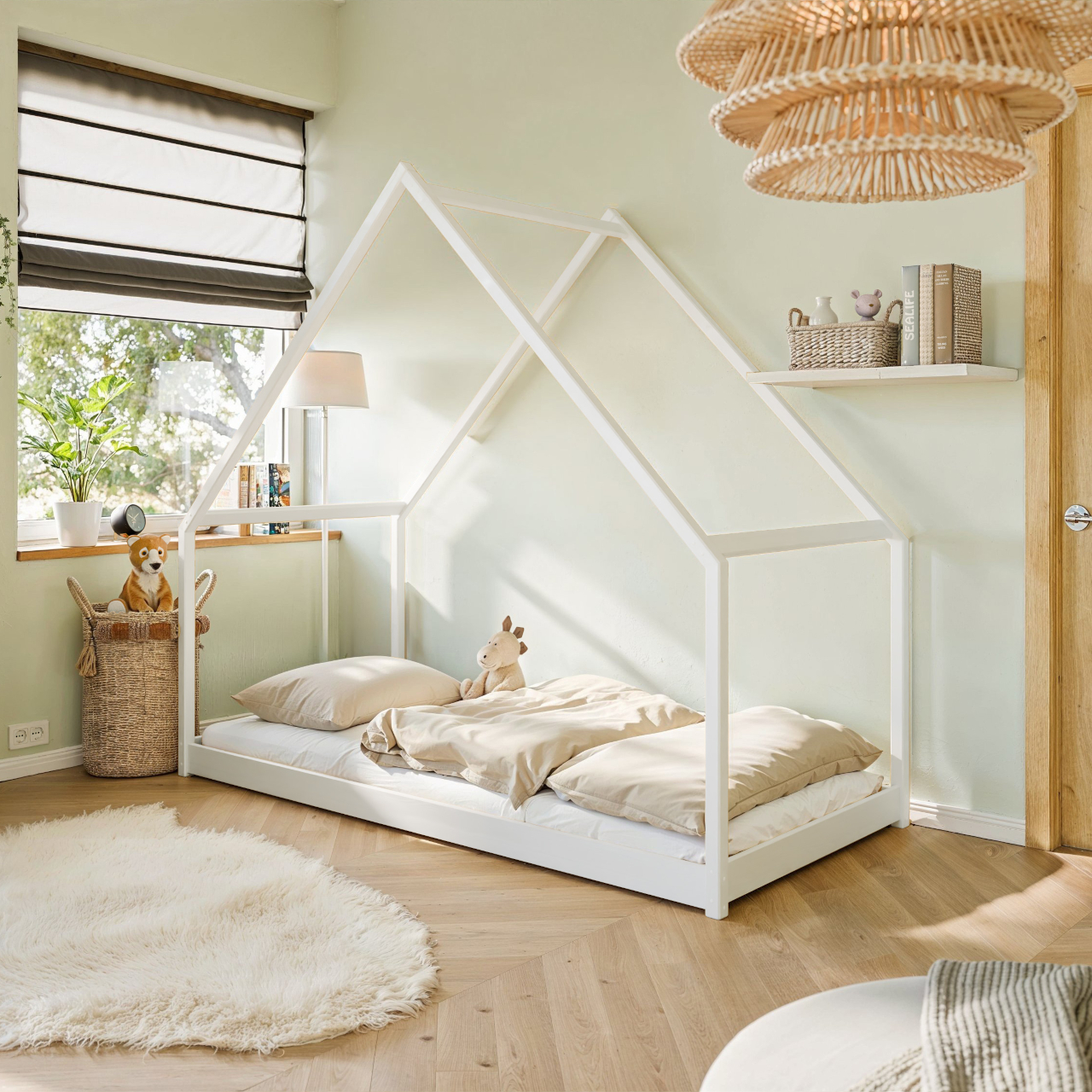 Drewniane łóżko RISMO 100x200 - obrazek 7