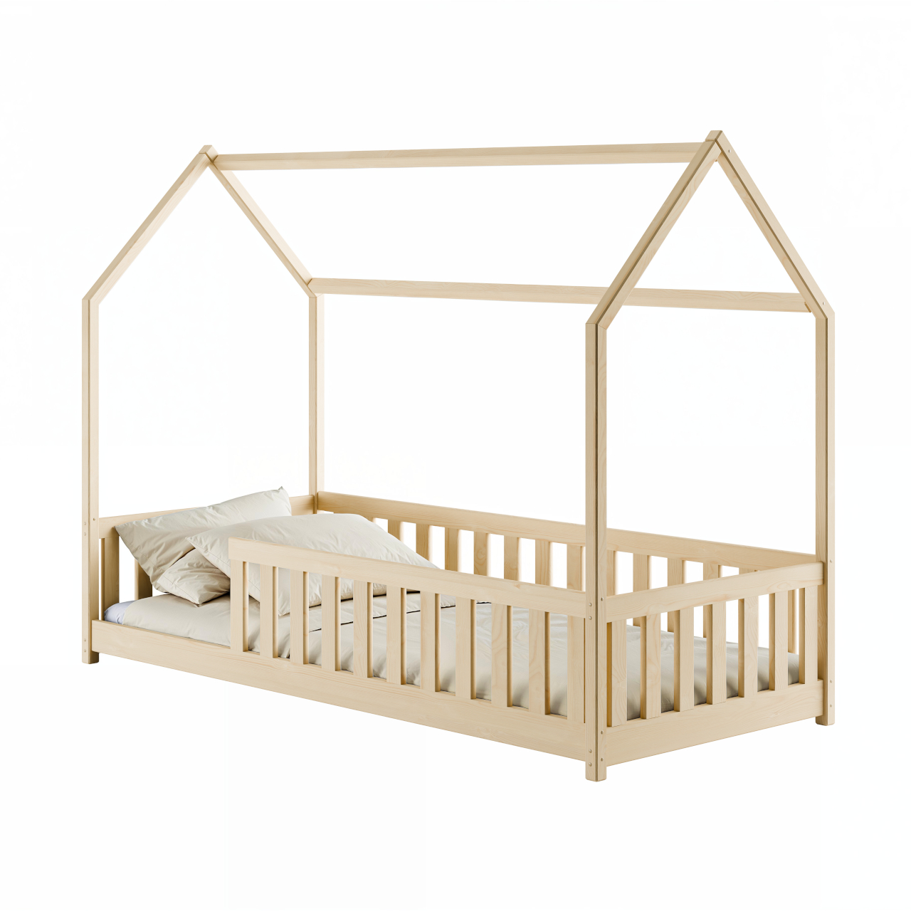 Drewniane łóżko HAO 90x200 - obrazek 3