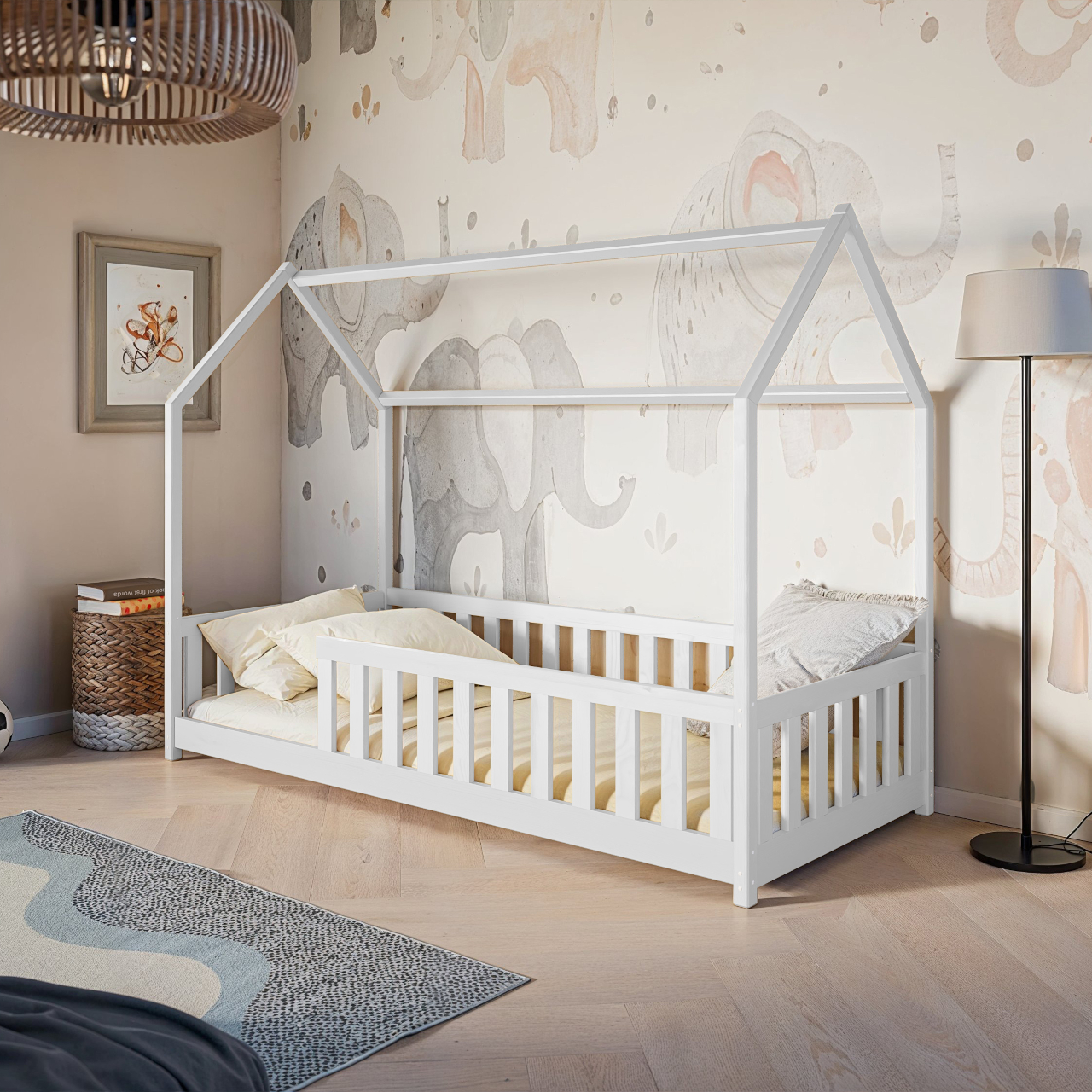 Drewniane łóżko HAO 90x200 - obrazek 7