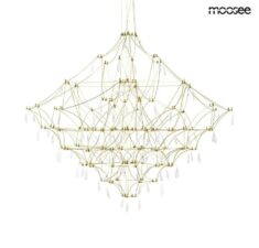 MOOSEE lampa wisząca CONSTELATION 100 GOLD - LED, stal szczotkowana