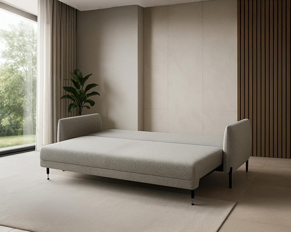 Designerska sofa rozkładana AURORA – sofa z funkcją spania do wnętrz luksusowych, IV grupa tkanin - obrazek 7