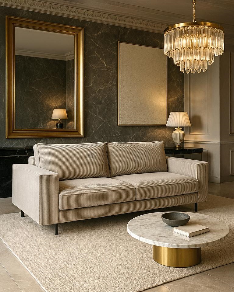 Sofa ADELE z funkcją spania - I grupa tkanin - obrazek 14