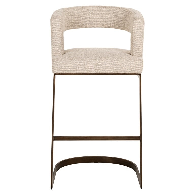 RICHMOND krzesło barowe ELLIS beżowe - obrazek 5