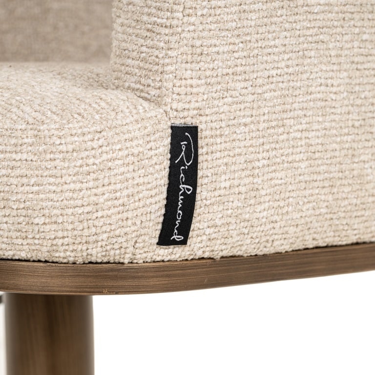 RICHMOND krzesło barowe CHEYENNE BISCOTTI obrotowe - obrazek 7