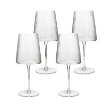KARE komplet 4 kieliszków do wina RIFFLE 760 ml