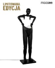 MOOSEE lampa podłogowa HUMAN HOUDINI czarna