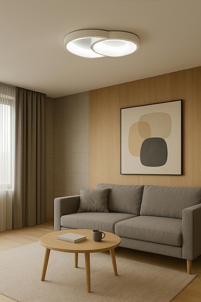 MOOSEE lampa sufitowa / plafon CELLS 2 biała - obrazek 9